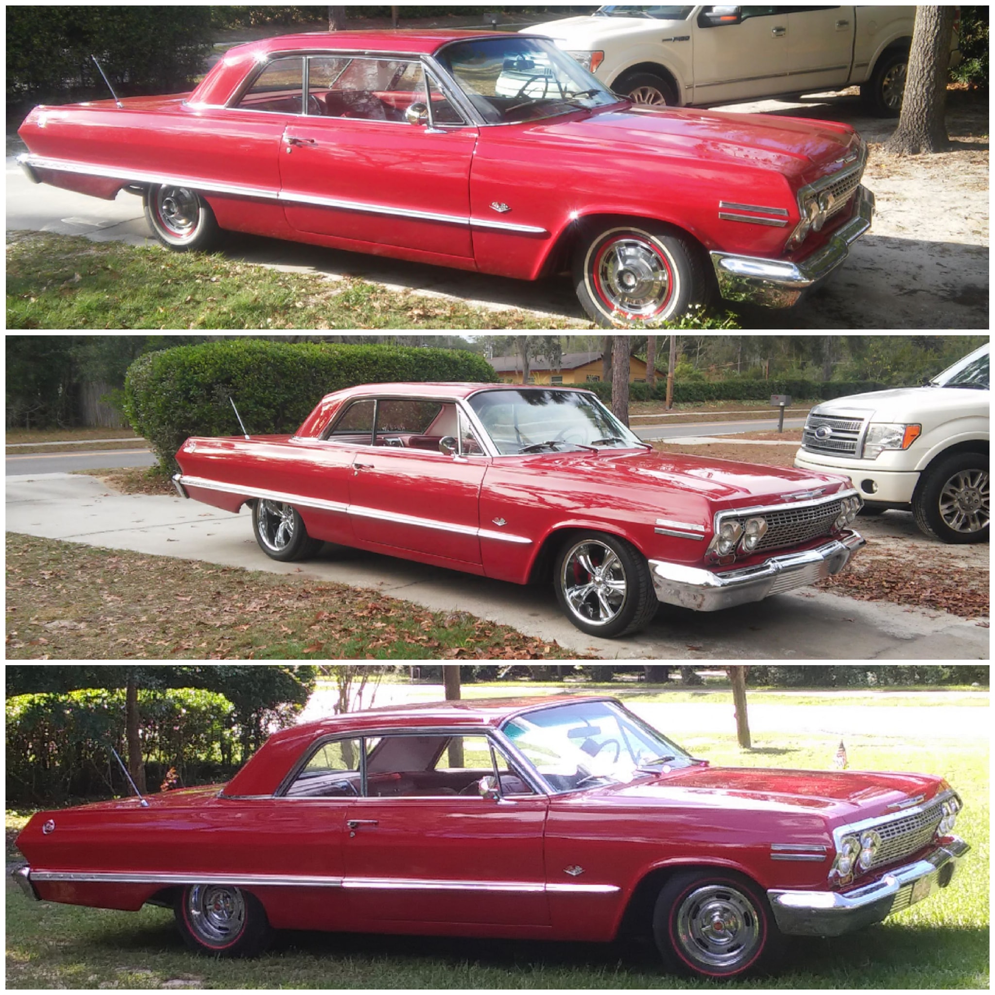 1963 Chevy Impala on 18”& 20” Boyd wheels style Junk Yard Dog with