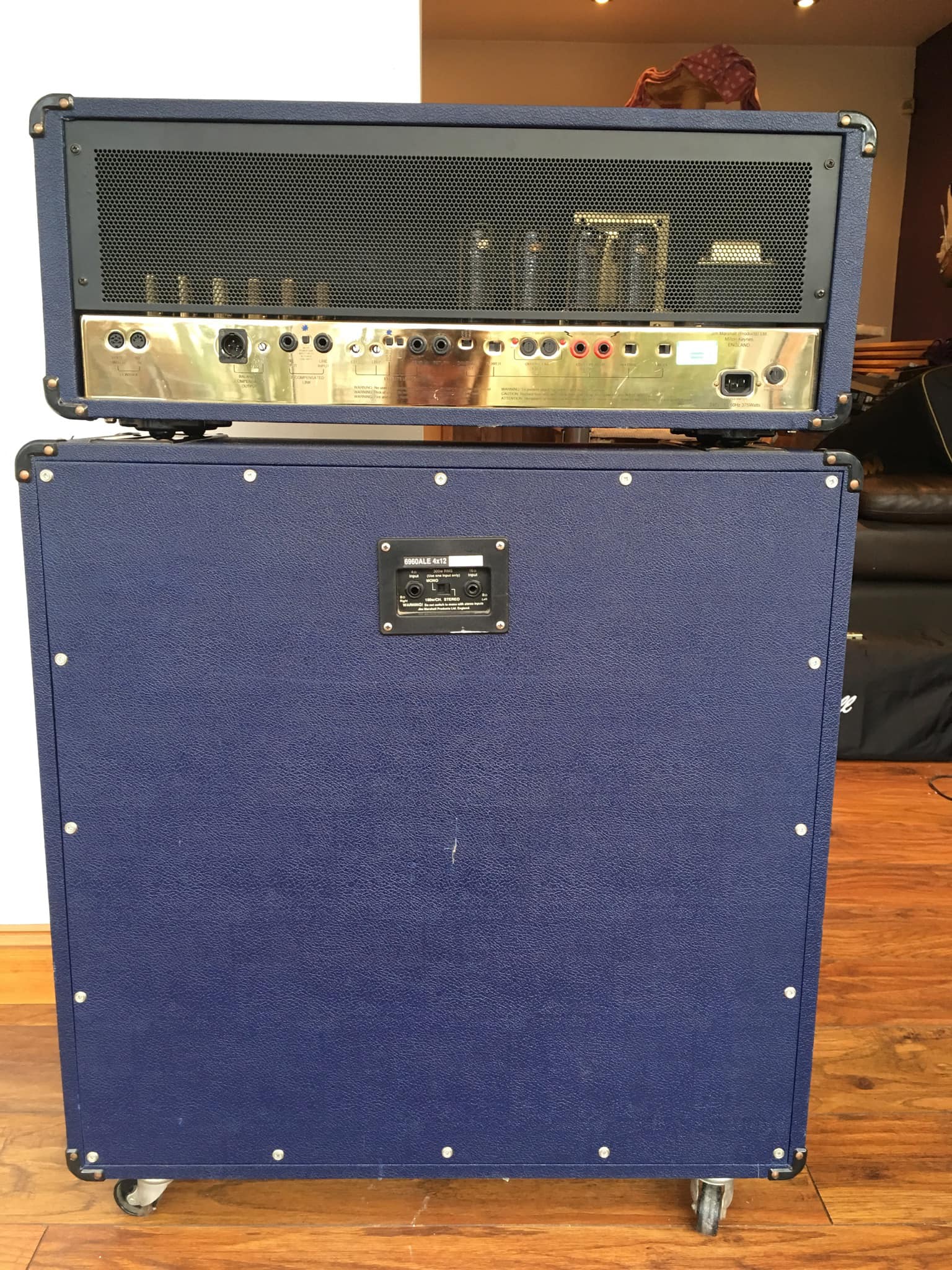 Marshall 100 watt 6100 30th anniversary half stack for sale