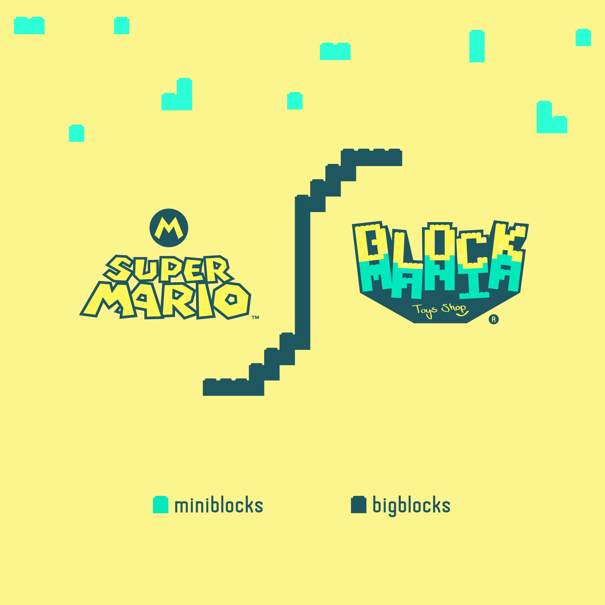 BlockMania - Miniblocks Súper Mario Bros. Encuentra a tus...