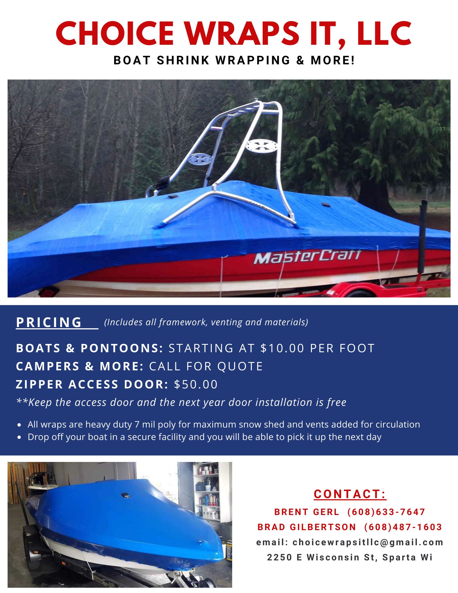 Choice Wraps It, LLC | Sparta WI