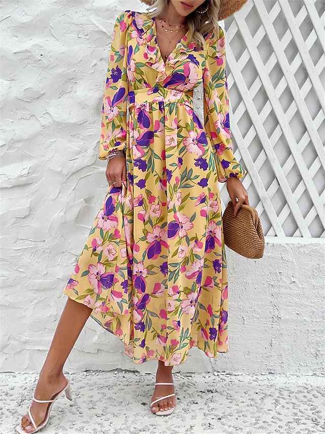 Lovely Retro 1930s Designer Floral Print Dress Soooo Pretty! - Dresses ...