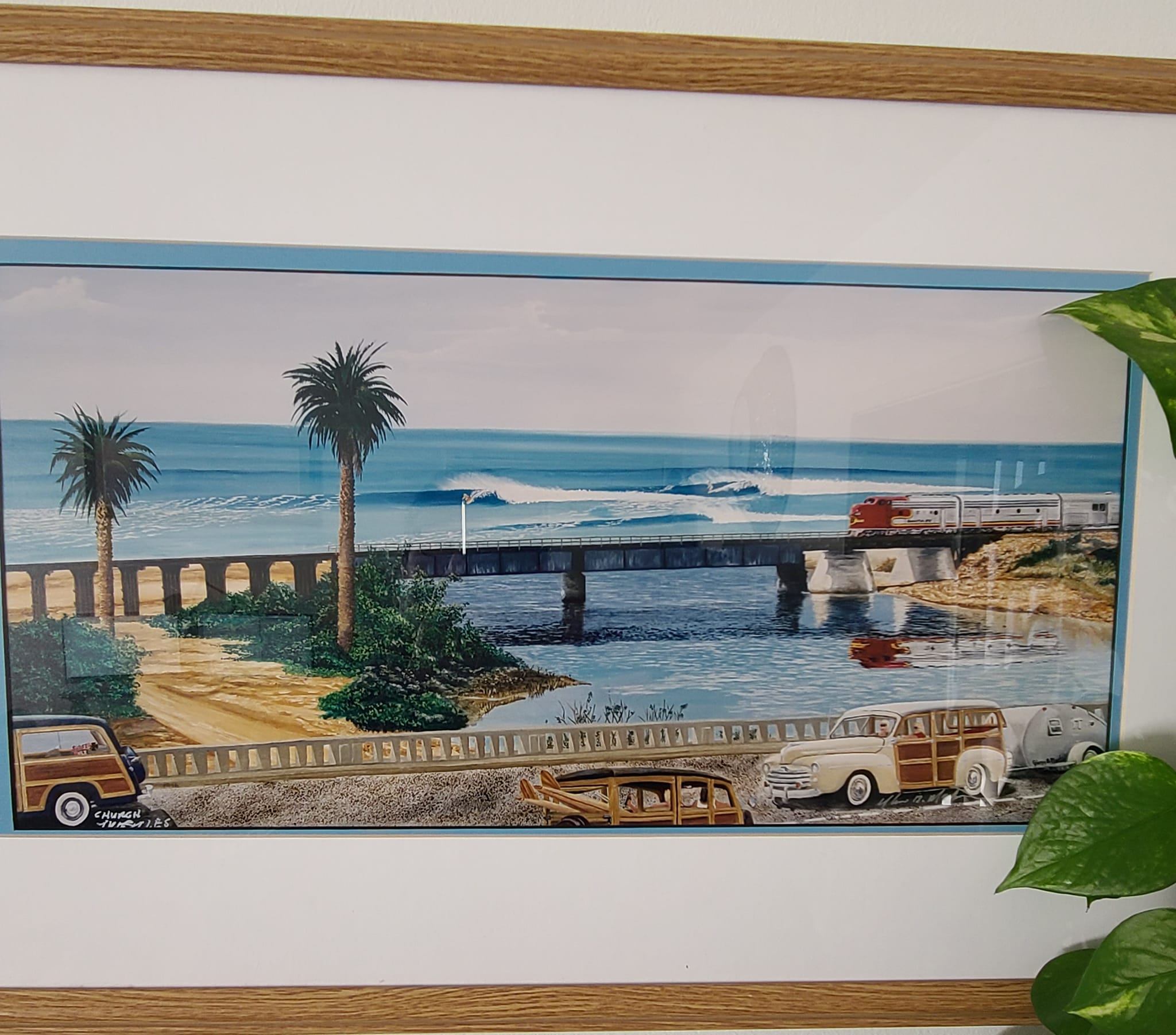 vintage surfboard collection in san clemente, CA