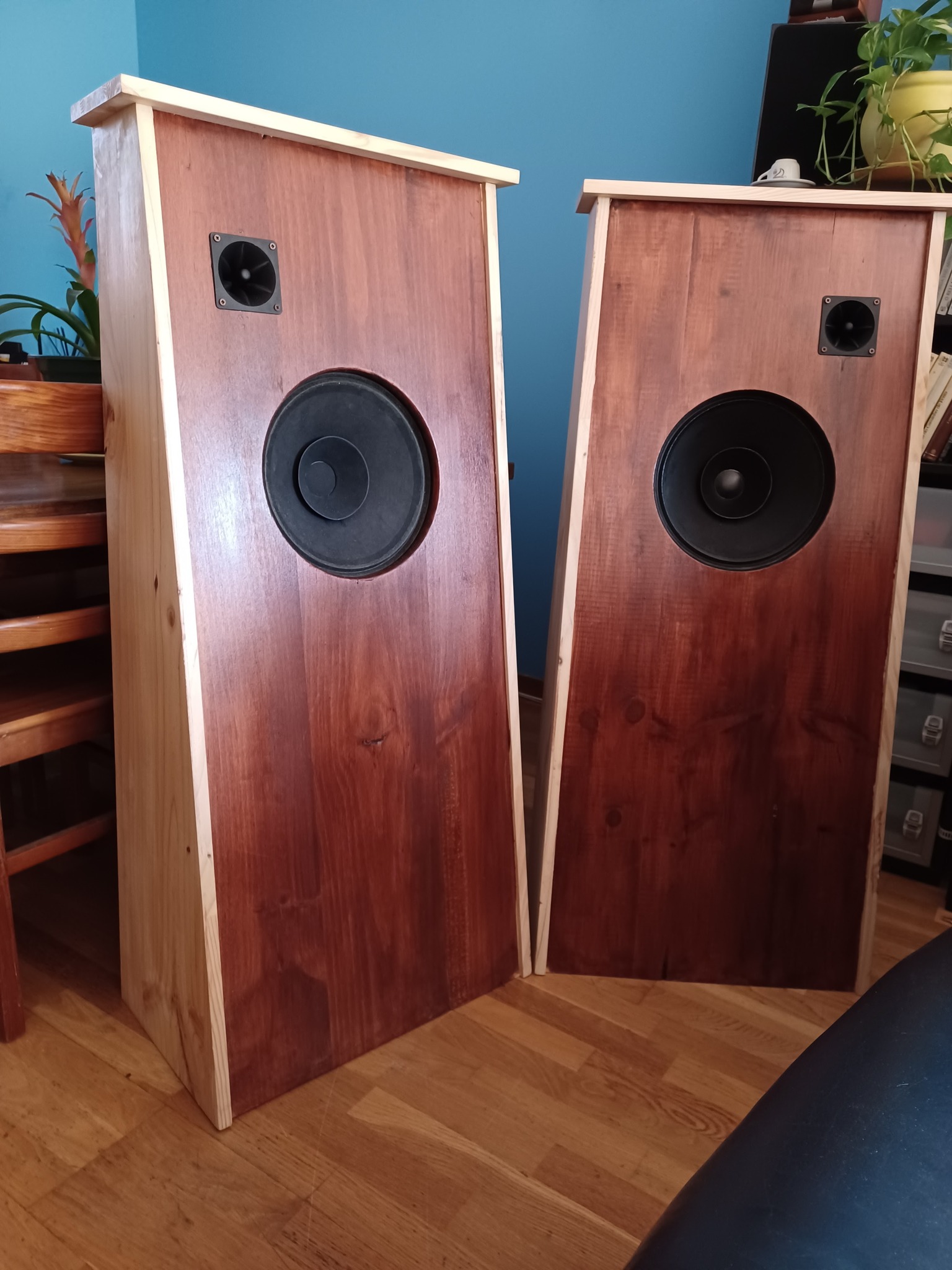 Open baffle. Drivers Philips AD12100 M8