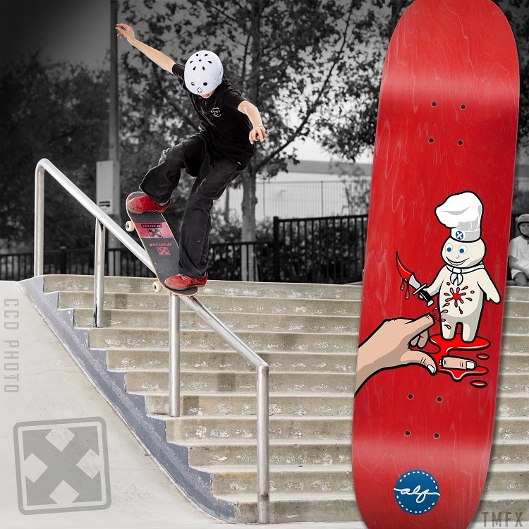 Dave Crabb skates with broken ribs on H-Street re-issue deck