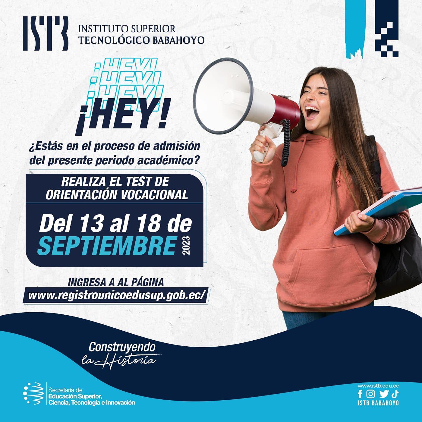 Istb Babahoyo - Conoce tu vocación, destrezas y...