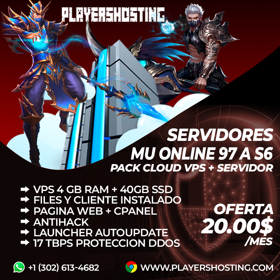 Postea Tu Mu | 🔰 PACK SERVIDOR MU ONLINE 🔰