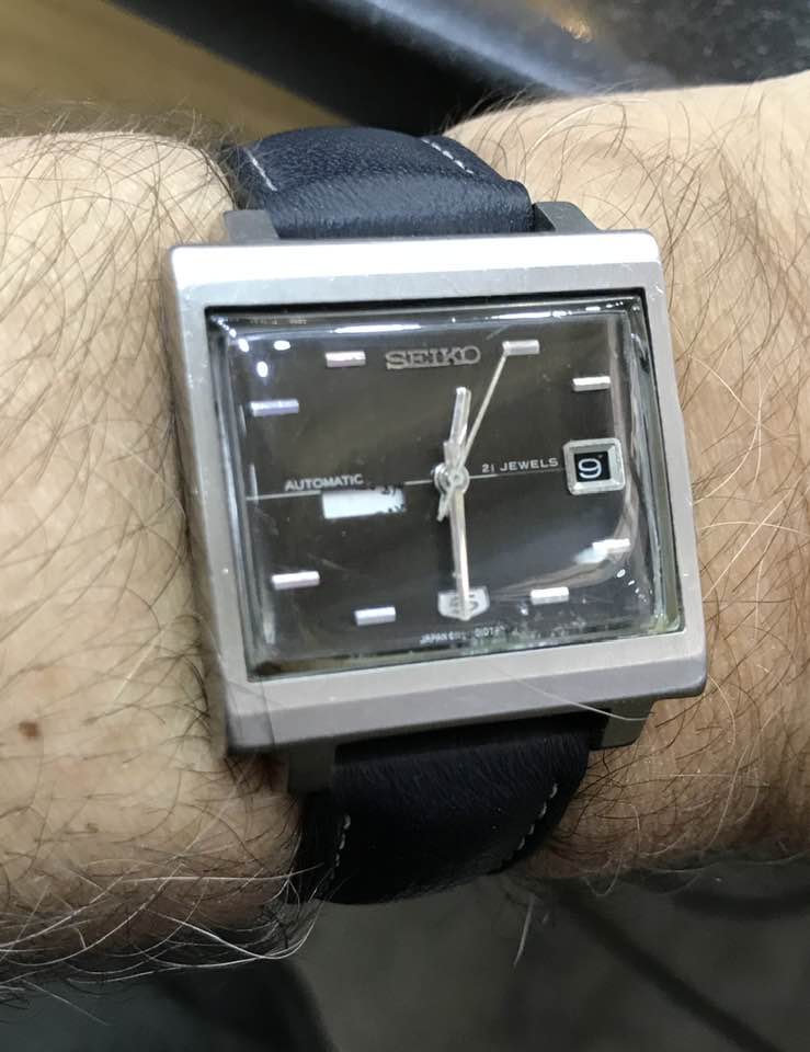 My Vintage Seiko 5 “TV Screen”…🥰
