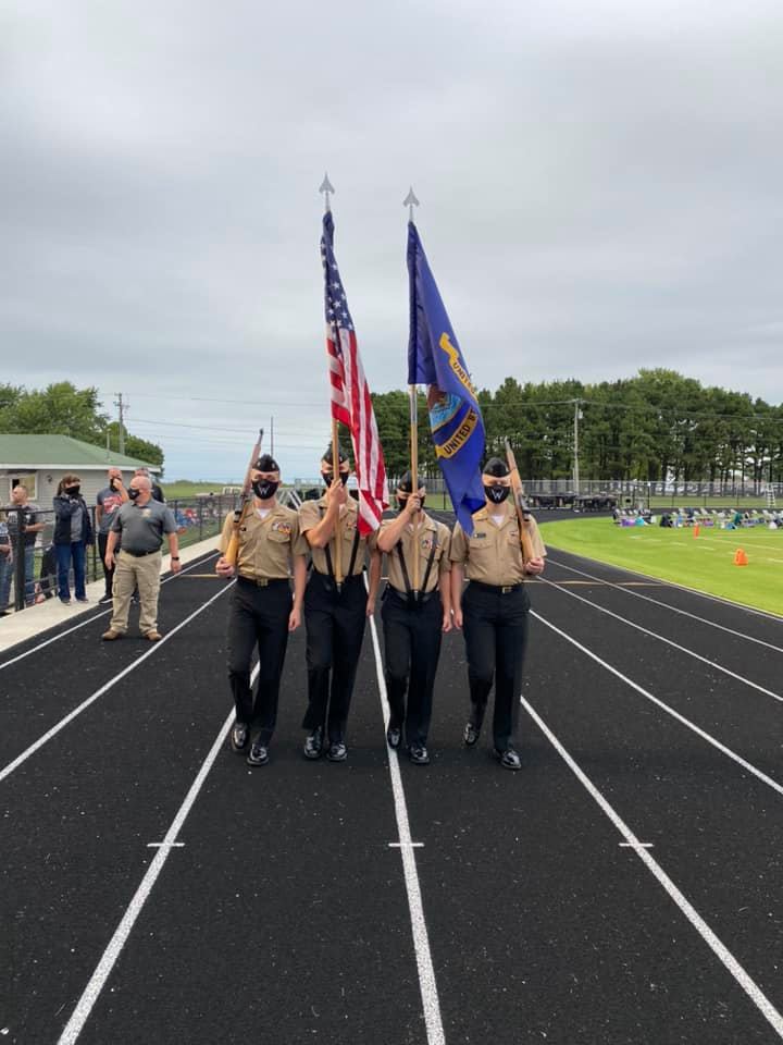 The Willard NJROTC Color Guard... - Willard Navy Jr ROTC