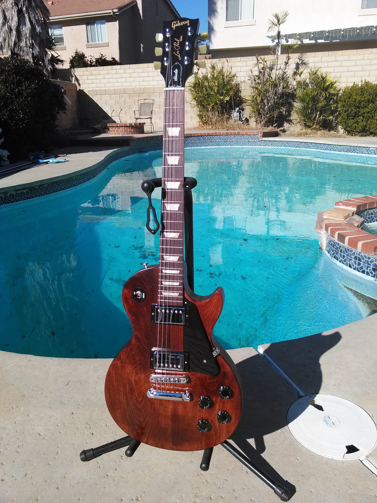 2007 Les Paul Studio Faded worn brown guitar