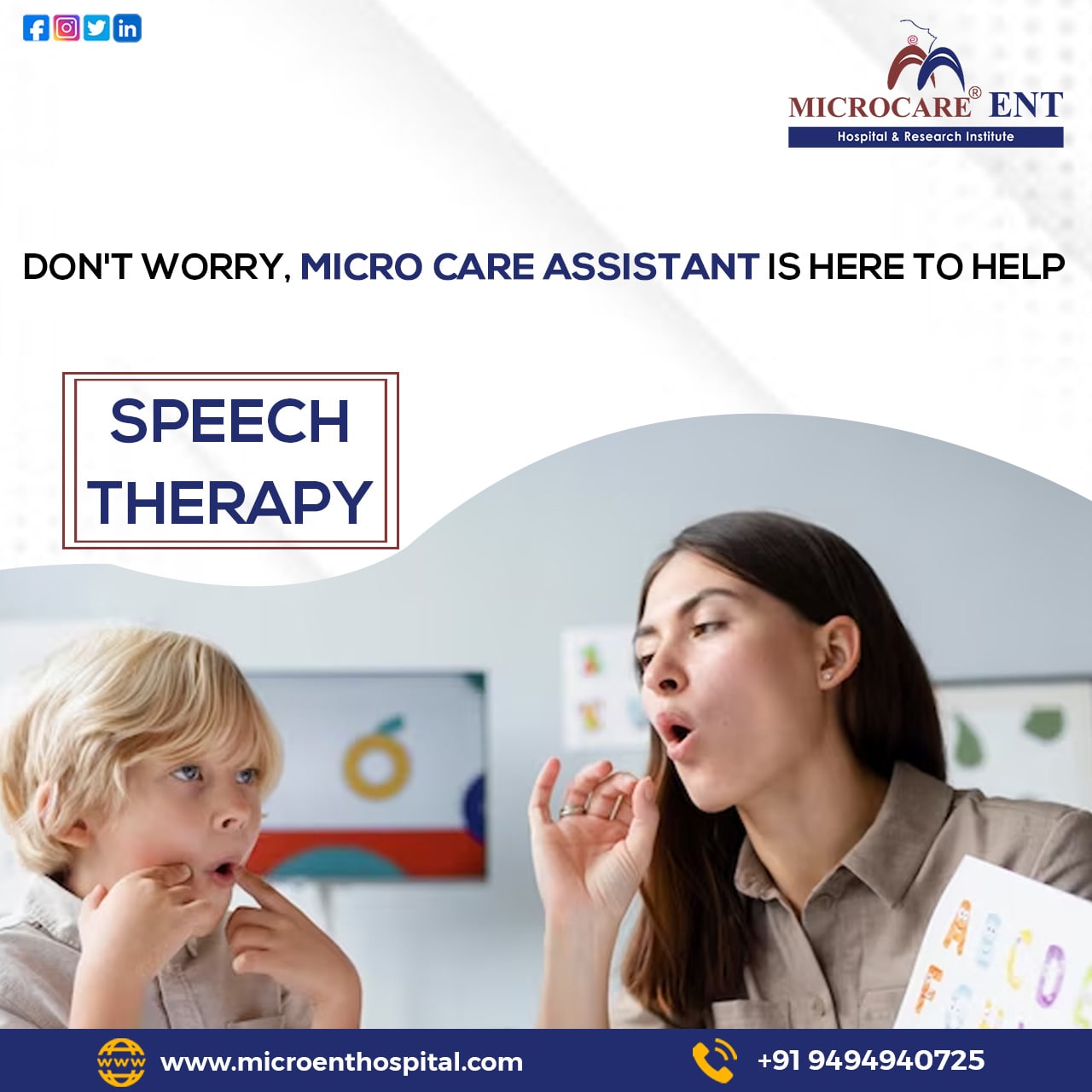 Does your child need speech... - MicroCare ENT Hospital