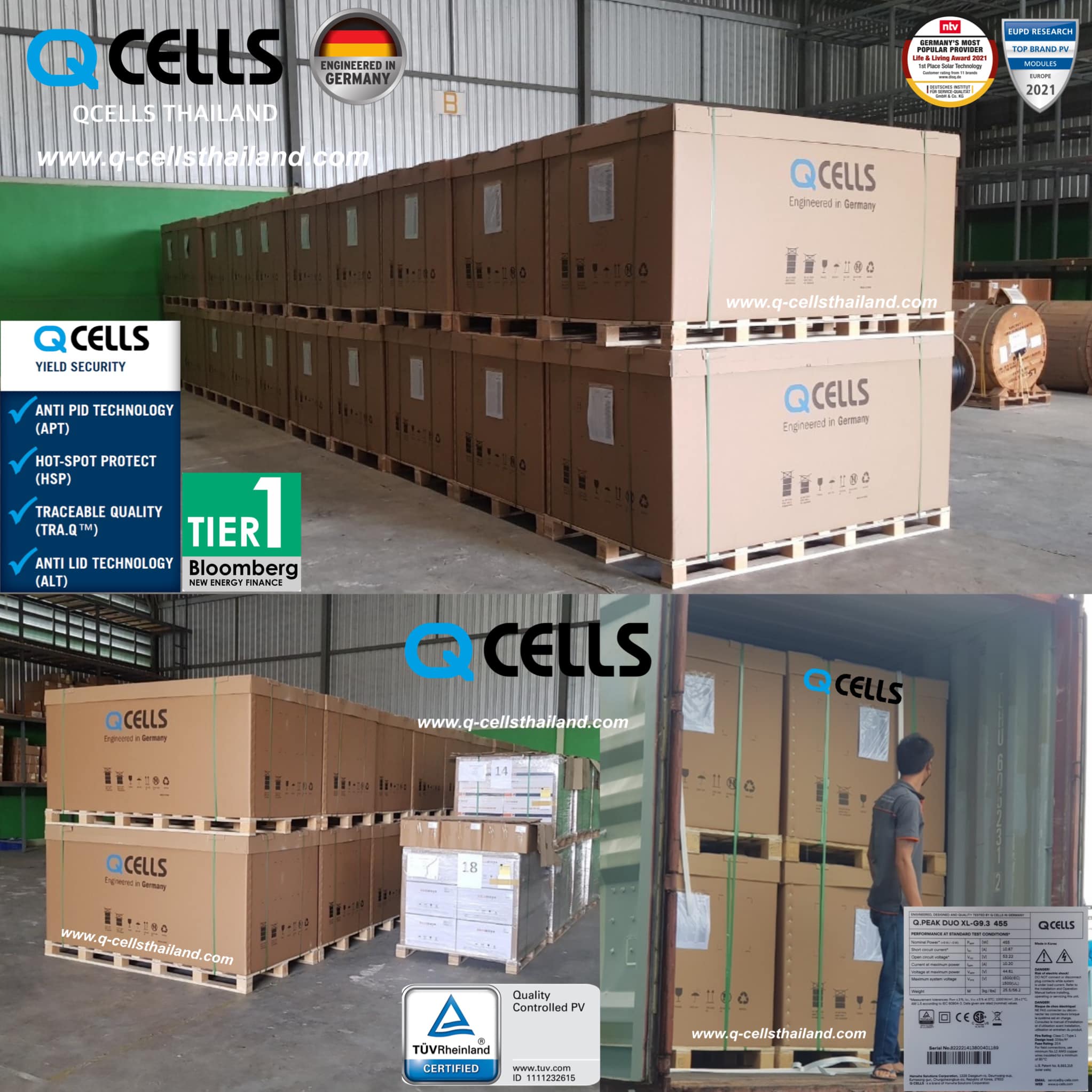 QCELLS THAILANDส่งต่อเนื่อง... - Hanwha Q cells Thailand