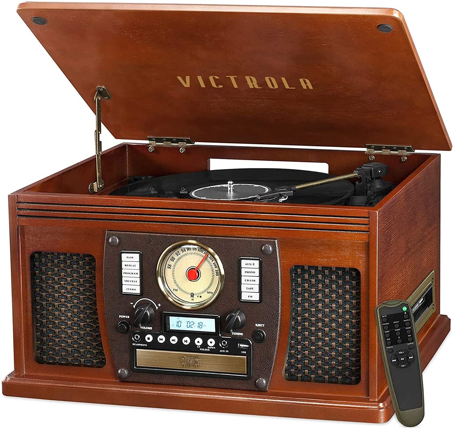 Anders Nicholson Model F-900 Record Player Turntable AM/FM Radio