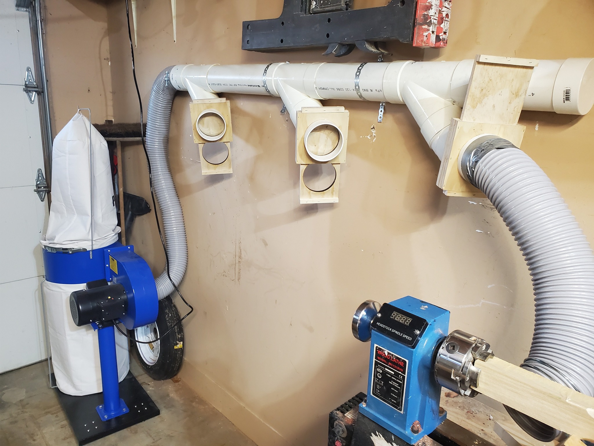 Pvc Dust Collection System For Home Workshop