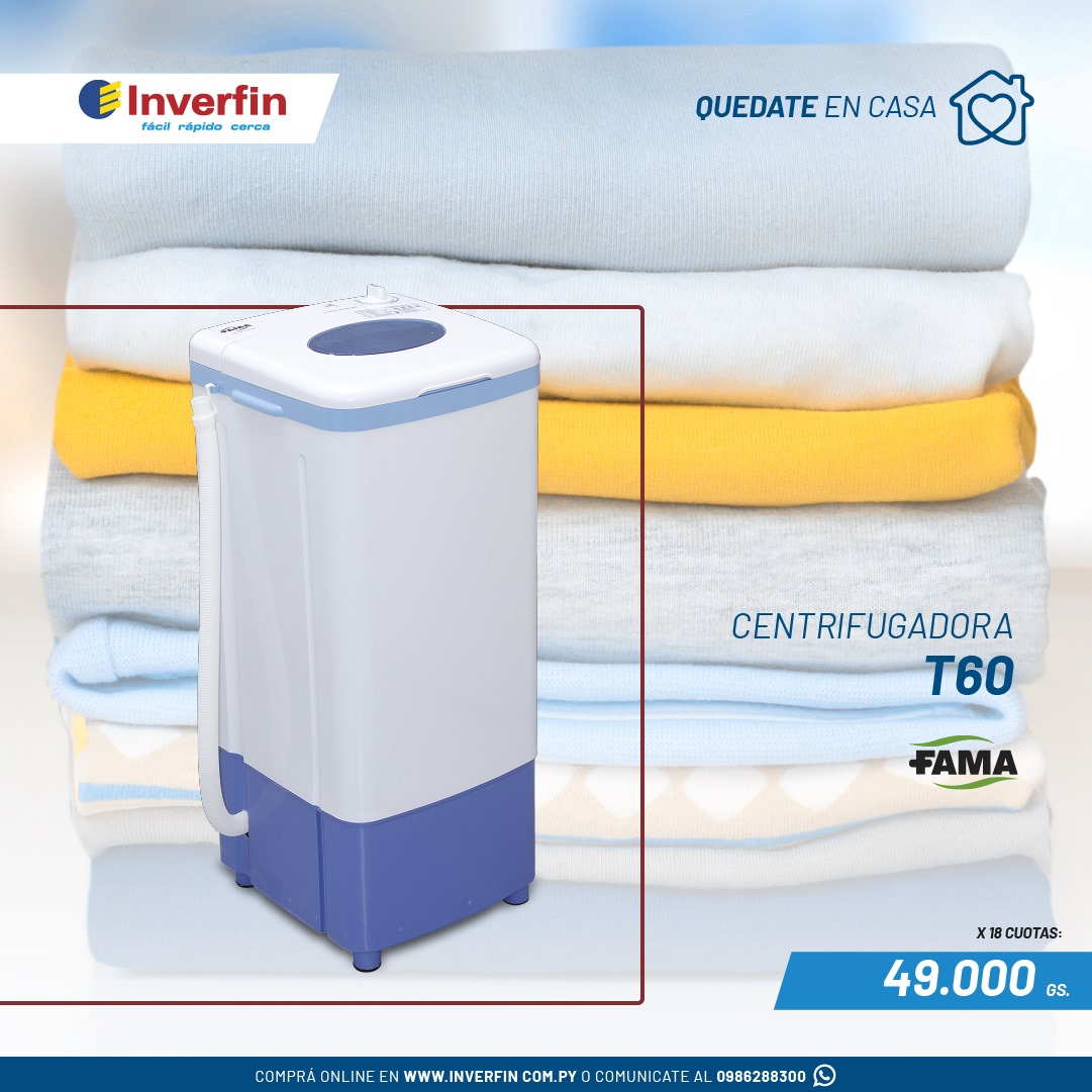 Inverfin - Esta centrifugadora posee temporizador y diseño...