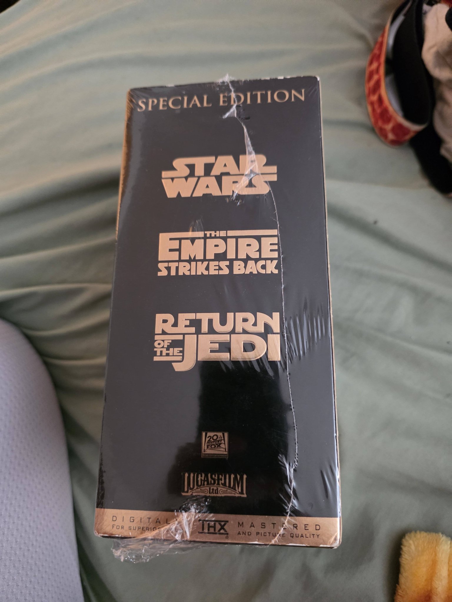 Sealed Star Wars trilogy special edition VHS set found