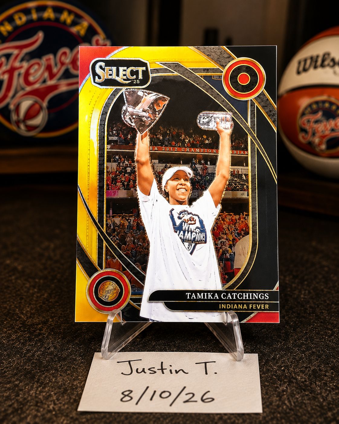 WNBA Tamika Catchings HOF サイン入り写真 WNBA Tamika Catchings HOF