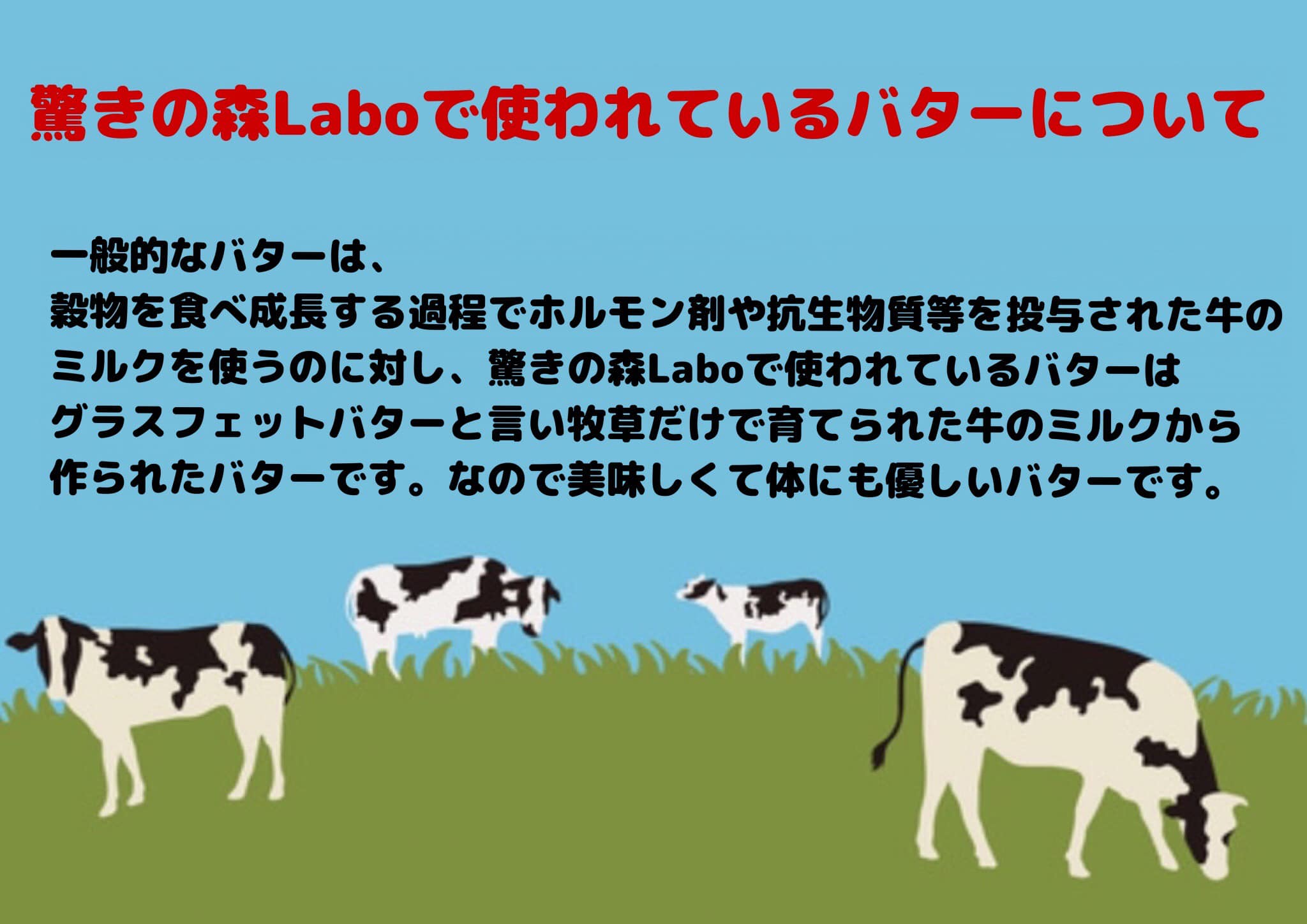 驚きの森 メープル祭り から今季の新しい取り組みのひとつとして菓子類に使うバターを全て グラスフェッドバター を Facebook