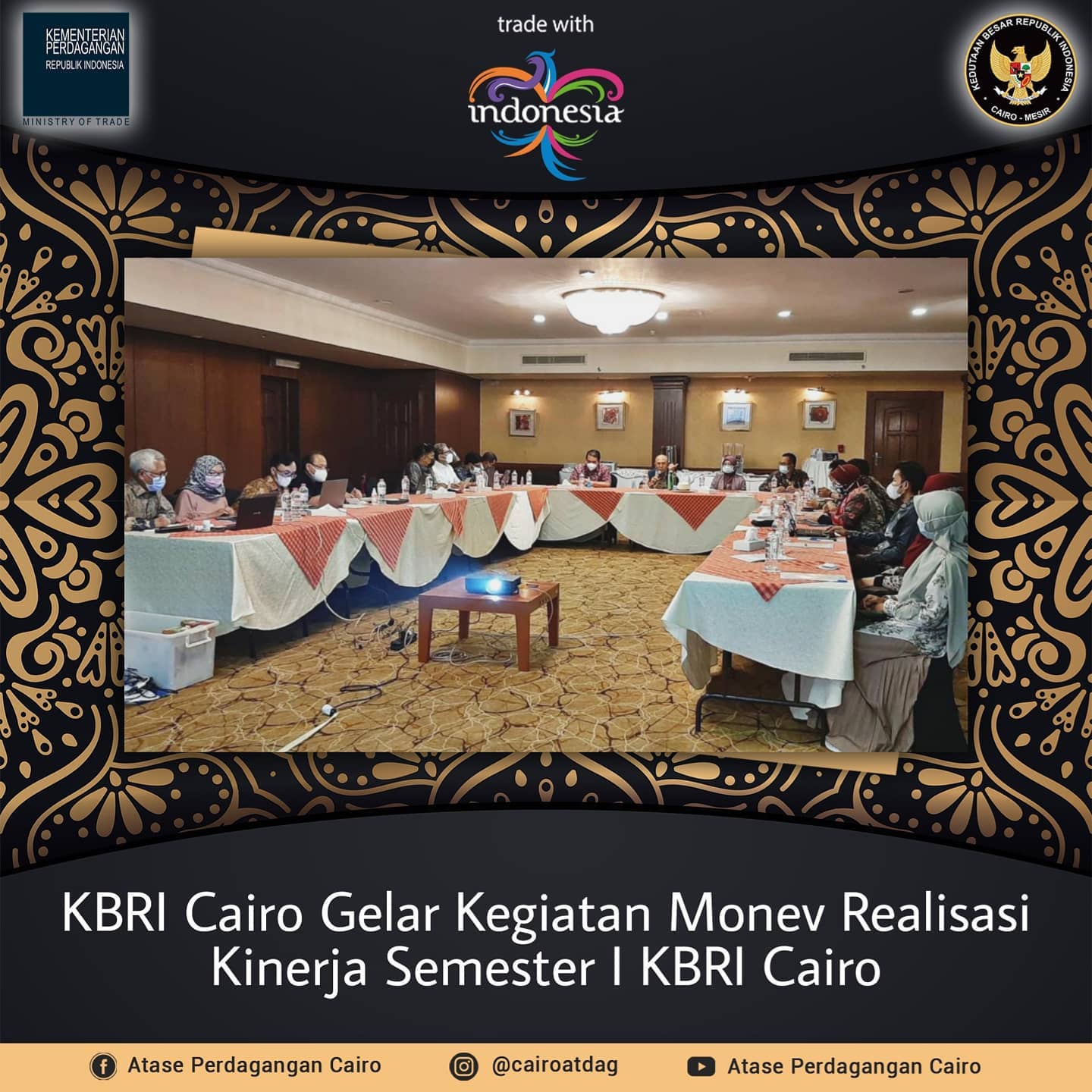 ⌚ Jum'at (25 Juni 2021) Dalam kegiatan Monev realisasi anggaran dan ...