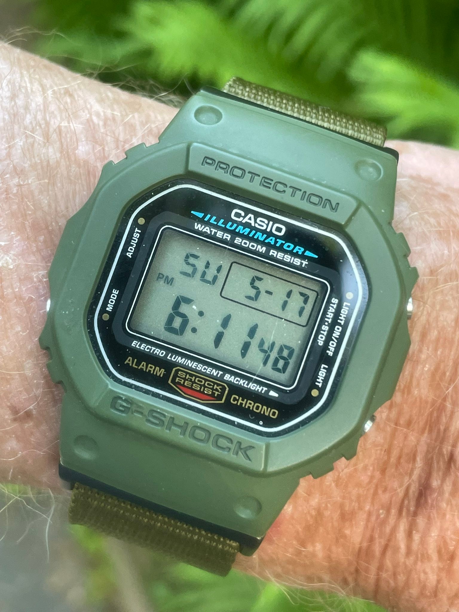 G Shock DW-5600E with older module 1545