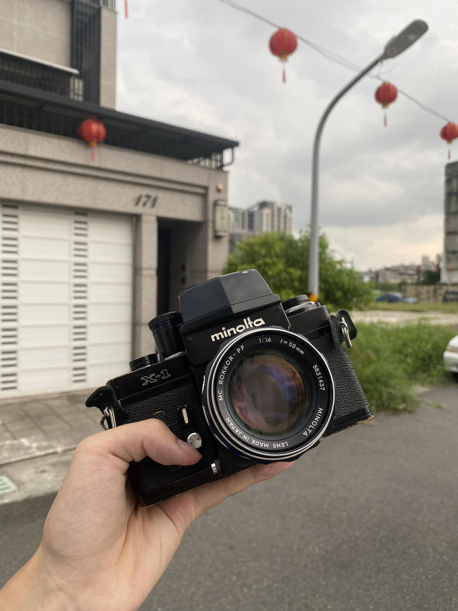 Minolta X-1 camera functions working except AE mode
