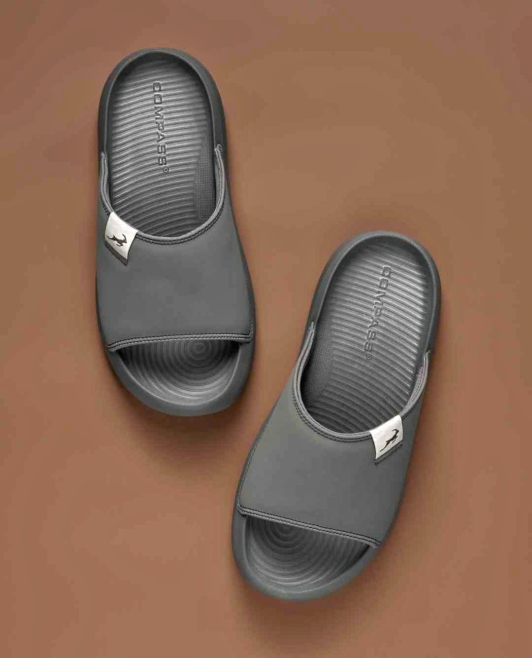 Sepatu Compas Slider Mono Grey - Sandals & Flip Flops - Pontianak ...