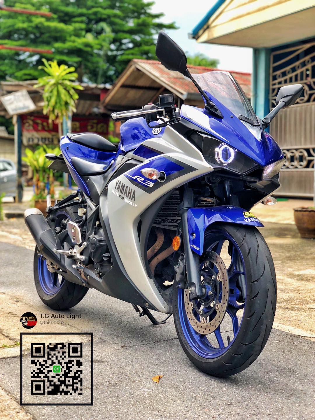 T.G-auto Light - YAMAHA R3 ติดตั้ง โปรเจ็คเตอร์... | Facebook