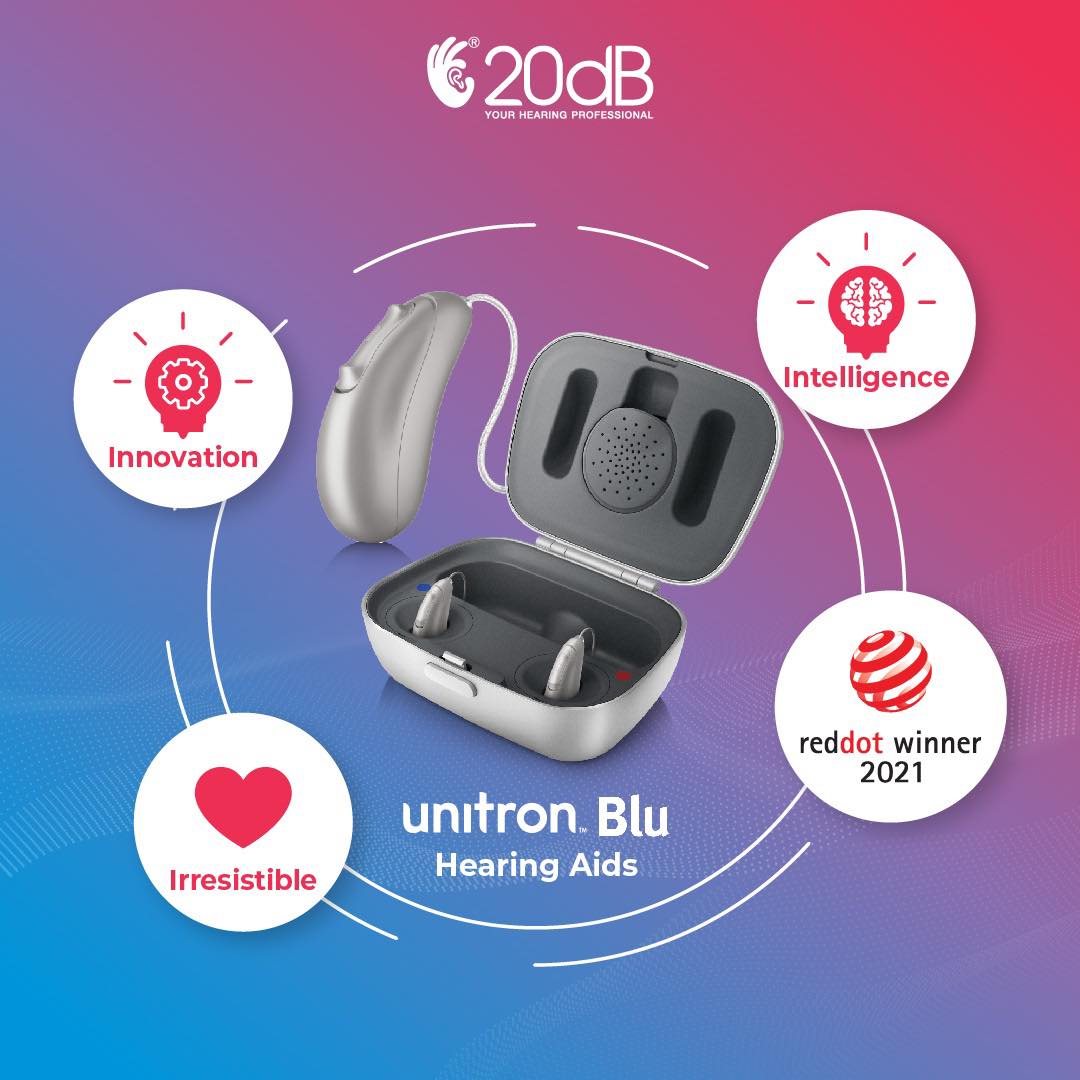 20dB Hearing - 📢好消息！好消息！全新的Unitron Blu 助听器上市了！... | Facebook