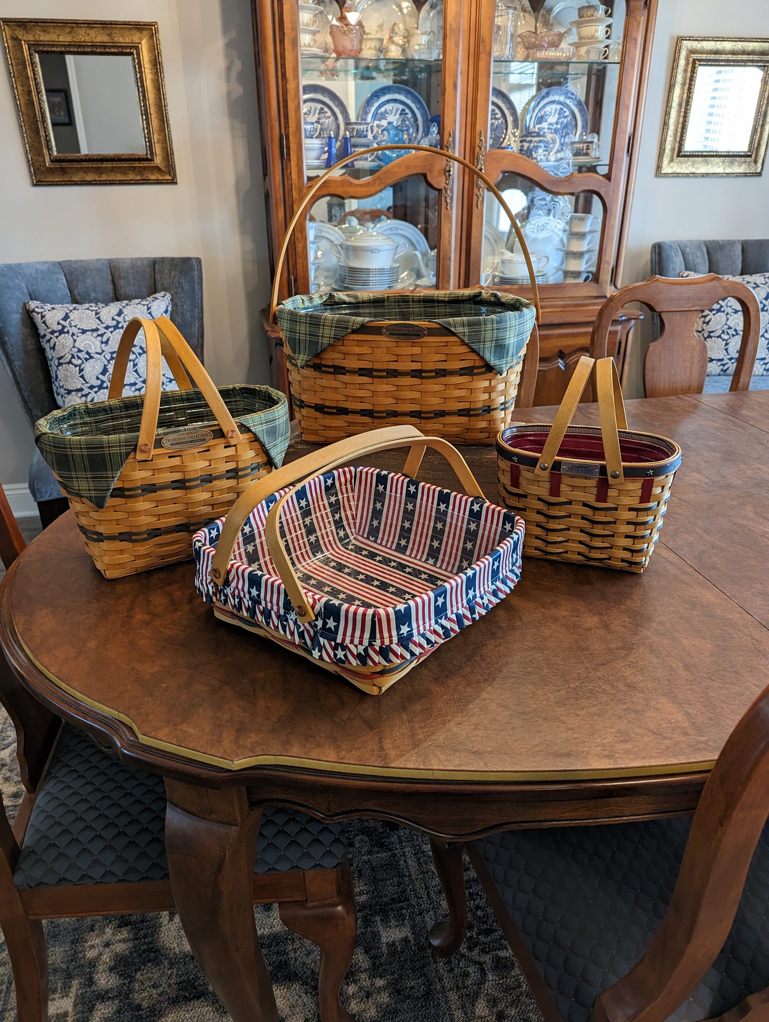 My Tournament of Roses Longaberger basket from 2004!