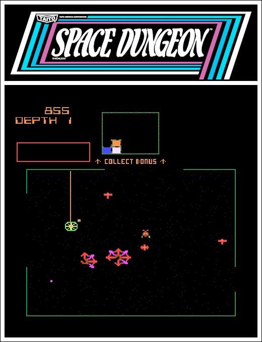 Taito's 1981 space shooter Space Dungeon