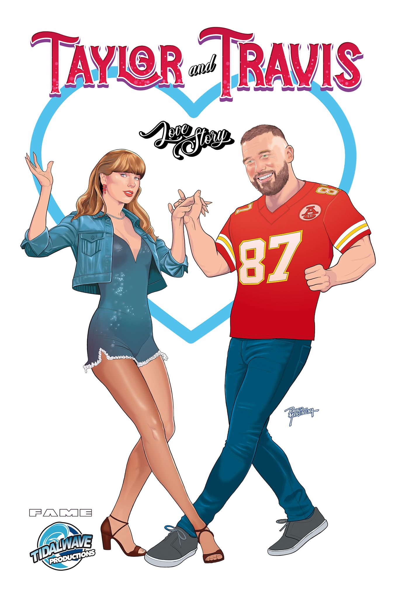 Taylor Swift and Supergirl comic book
