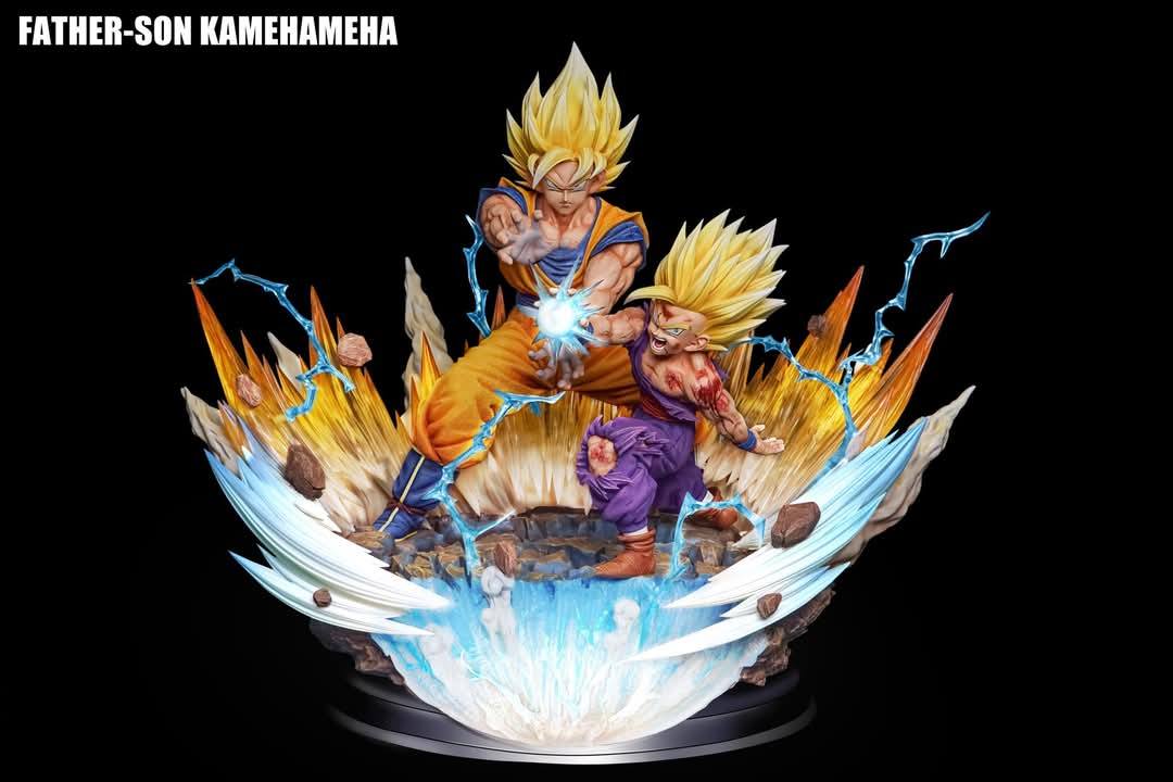 Father-son Kamehameha figure from Dragon Ball Z