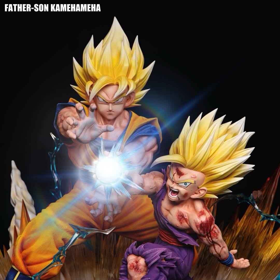 Father-son Kamehameha figure from Dragon Ball Z