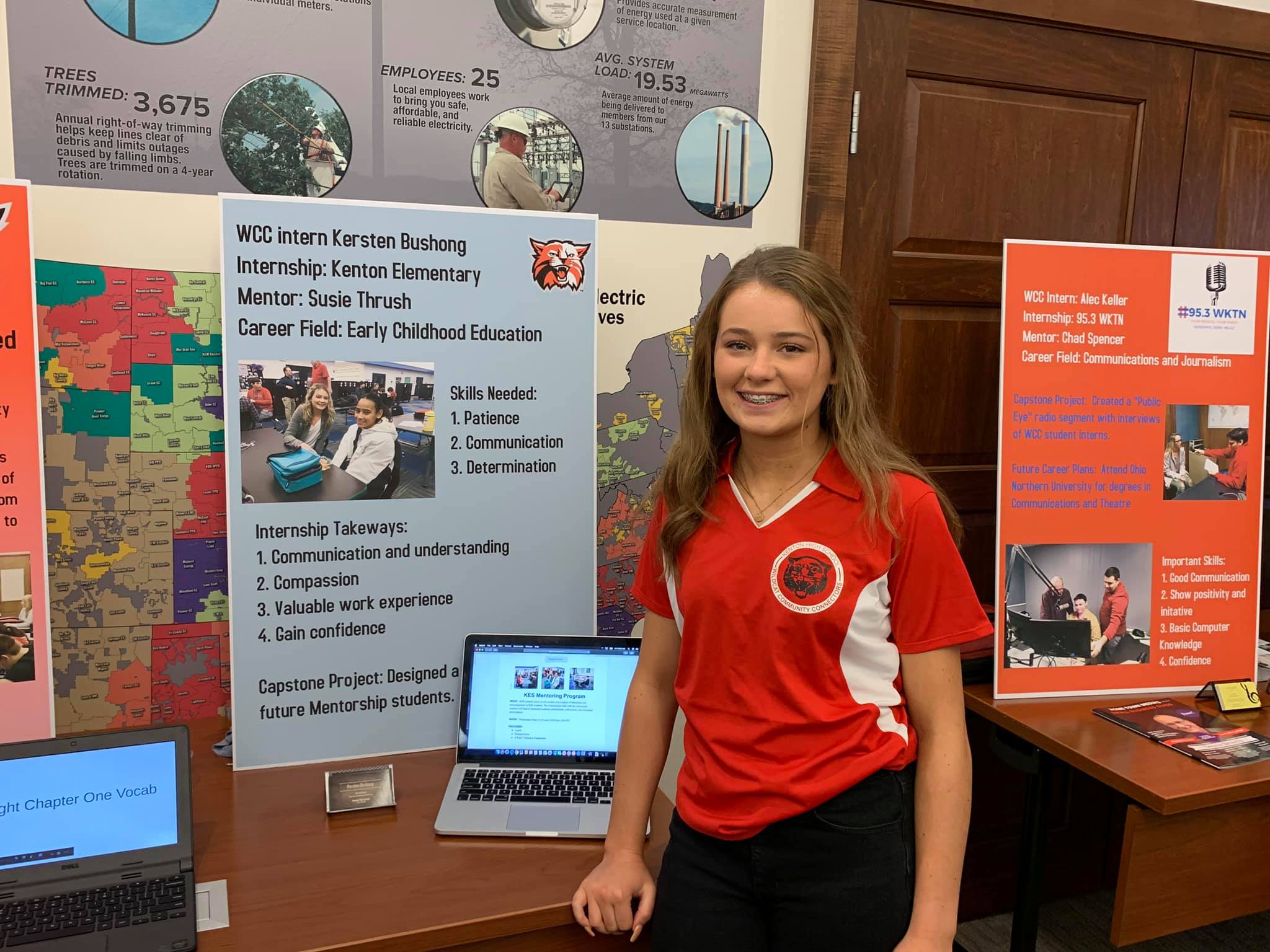 Congrats Kersten Bushong on completing your year long WCC internship as