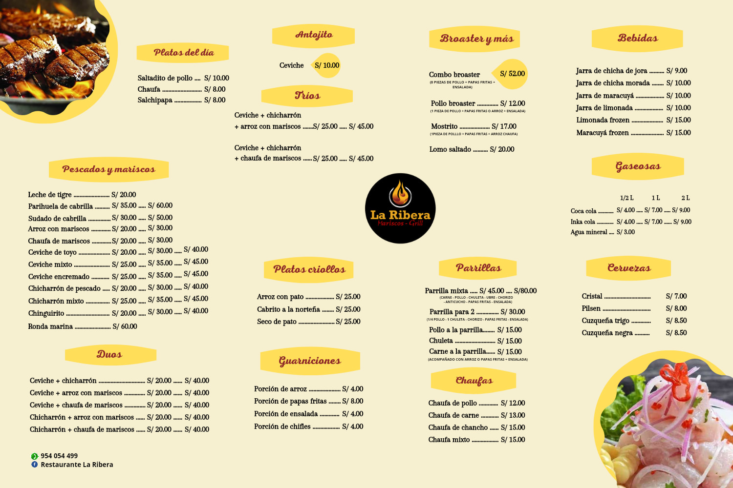 📢 Renovamos nuestra carta con... - Restaurante La Ribera