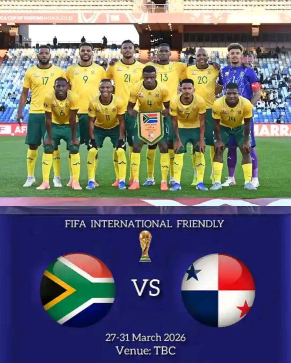 Bafana Bafana will host Panama in two... - Dinoka Rasebotse | Facebook
