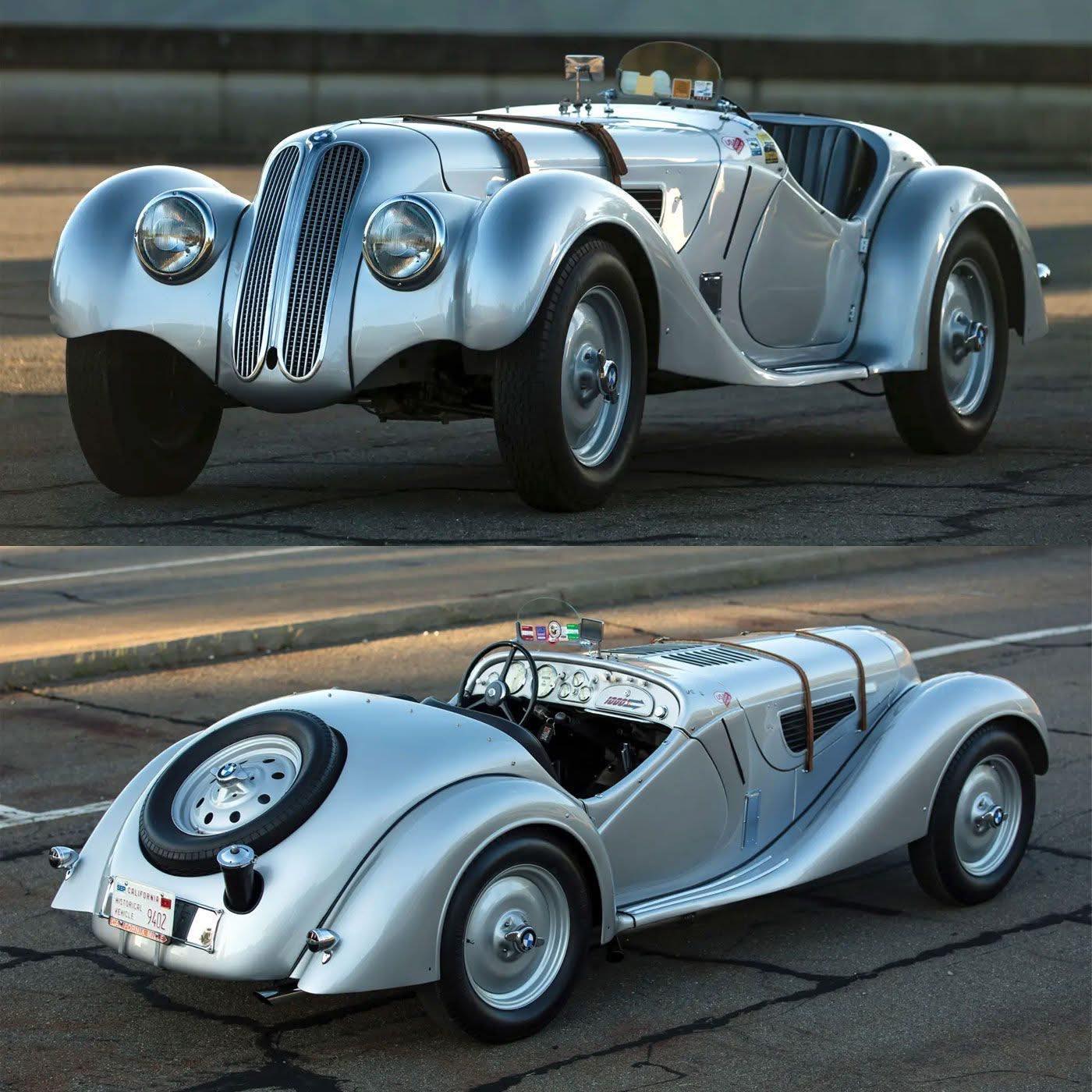 BMW 328 Roadster Le Mans 1939 model