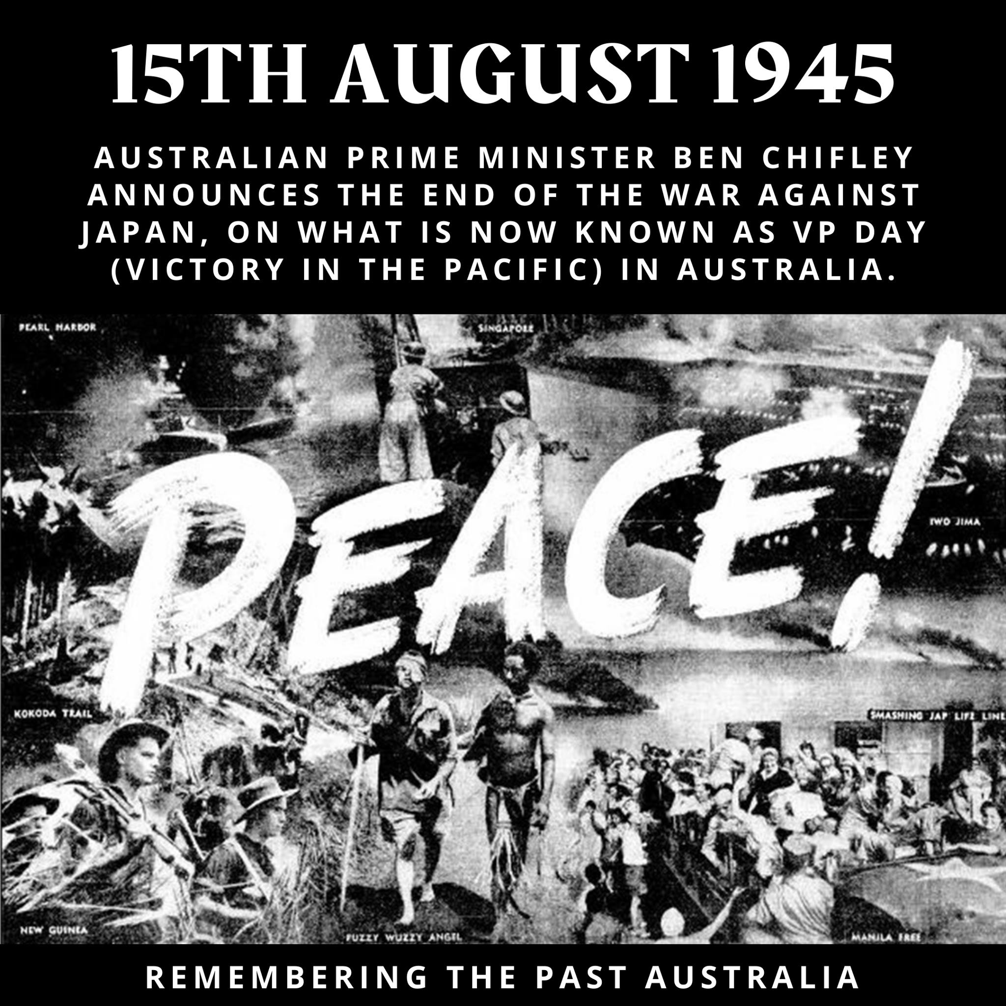 Remembering - 15th AUGUST 1945 . . . On this day, 15th August 1945 ...