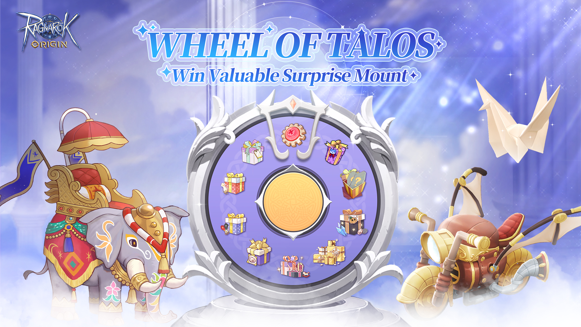 Ragnarok Origin - 🎉🎊 Wheel of Talos: Spin 8 times to get...