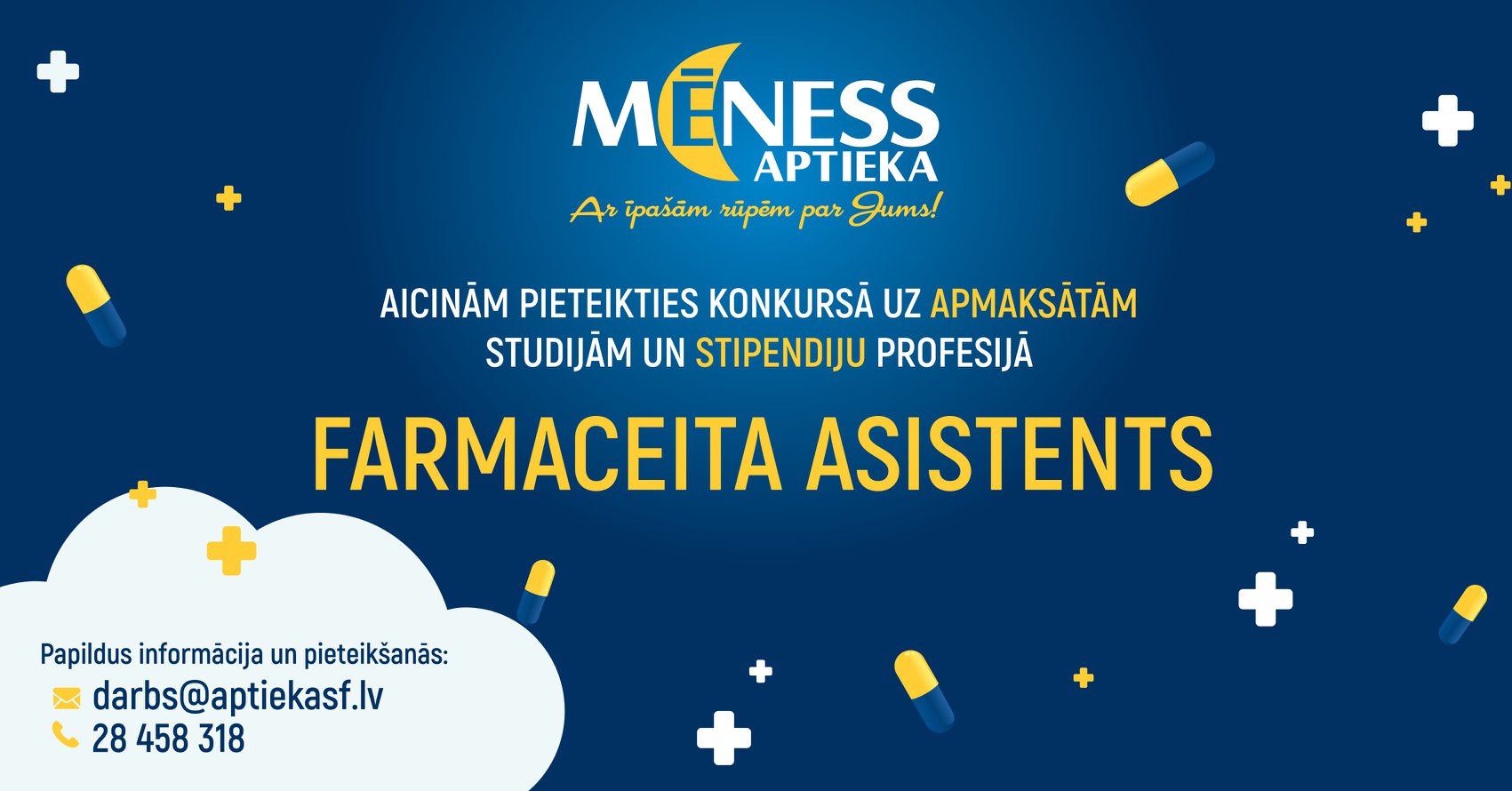 Mēness aptieka - Nāc studēt!🎓 Līdz 31. janvārim piesakies uz apmaksātām ...