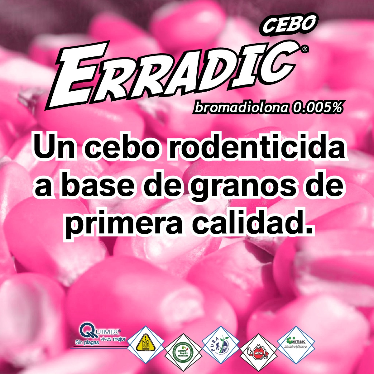 Quimix - Erradic cebo cuenta con grandes atrayentes que te...