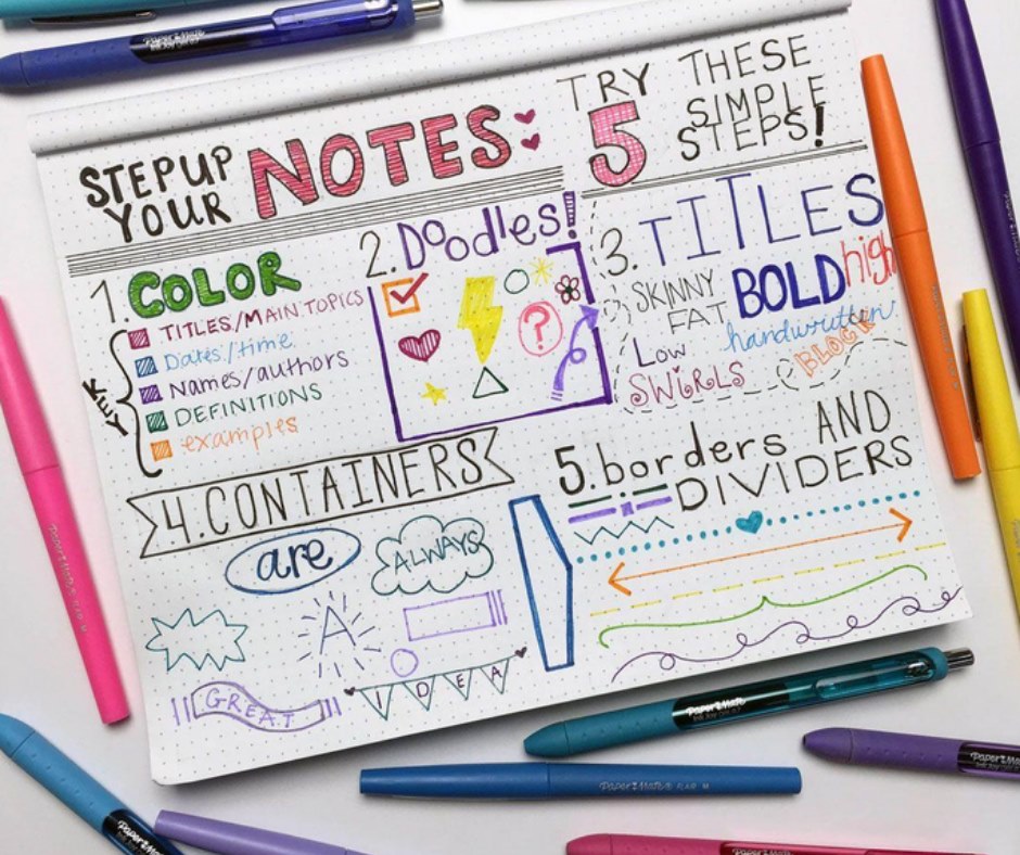 Note Taking Aesthetic New Notebook Smell | Study Aesthetic Handwriting