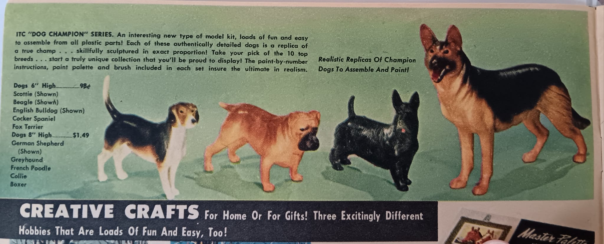 THE VISIBLE DOG Assembly Kit Renwal, 1961 Click for Full Image