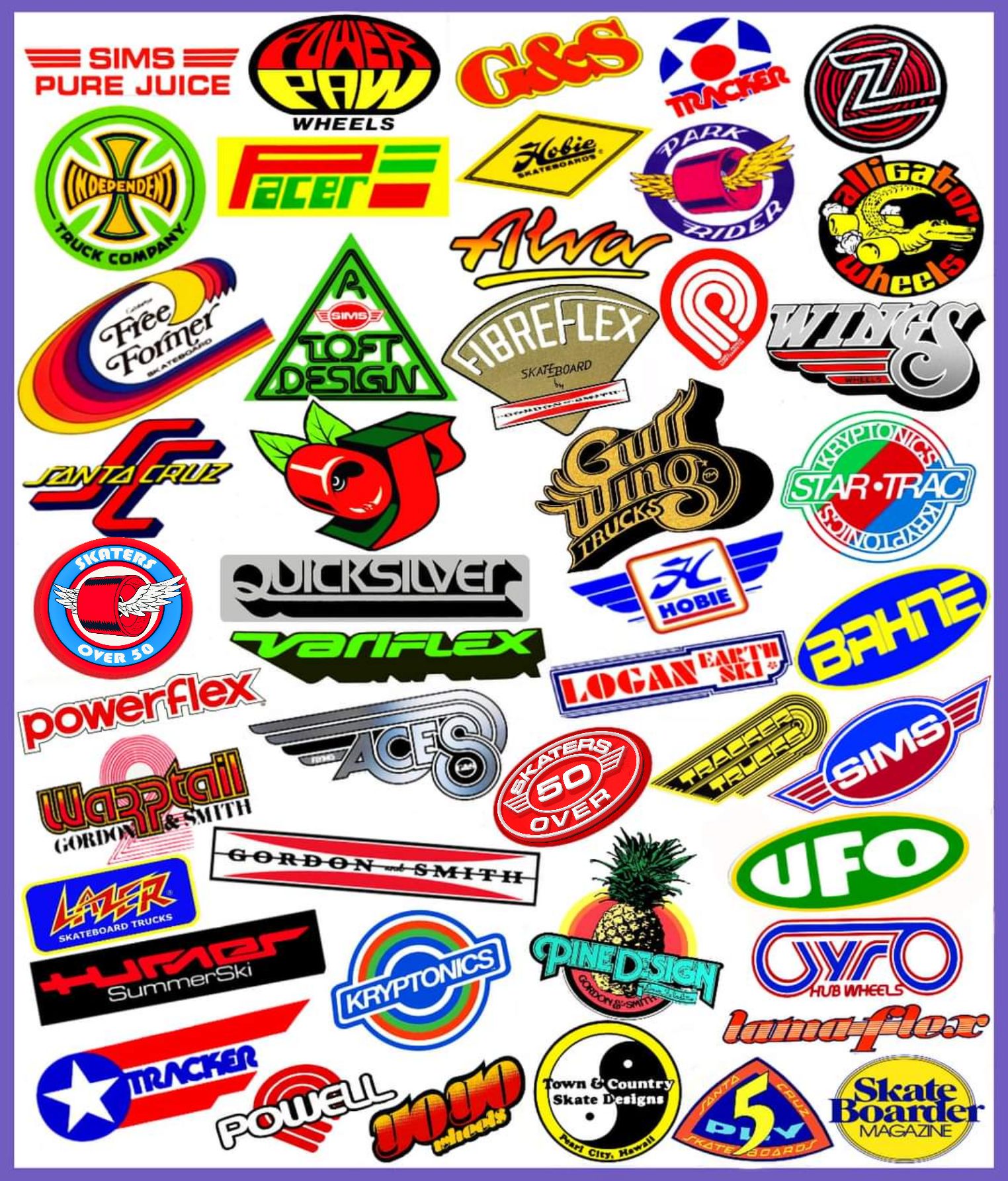 1970's Nike promotional stickers. They were ruthless with the 
