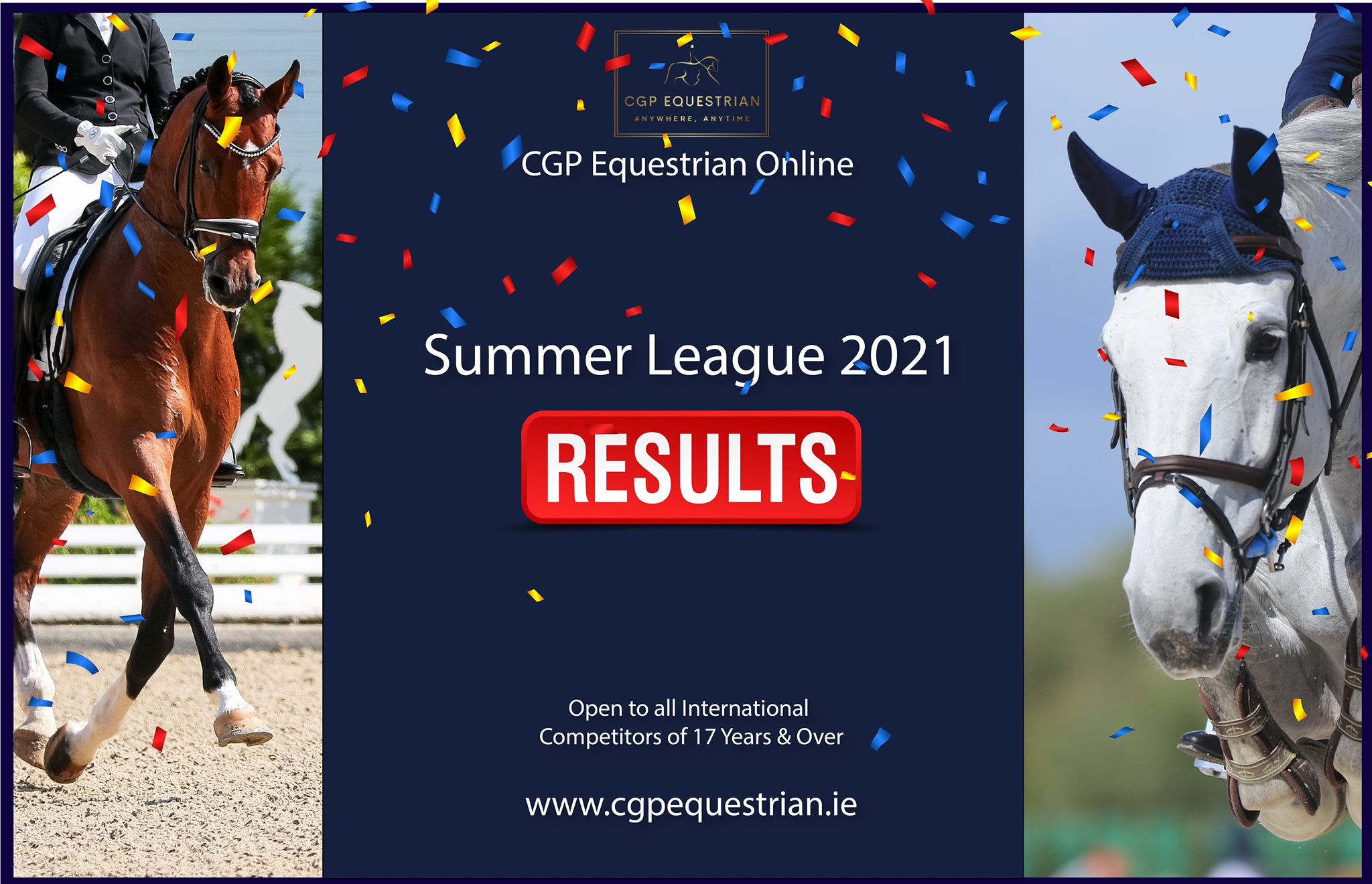 Great news!! Results are... - CGP Equestrian Online Events | Facebook