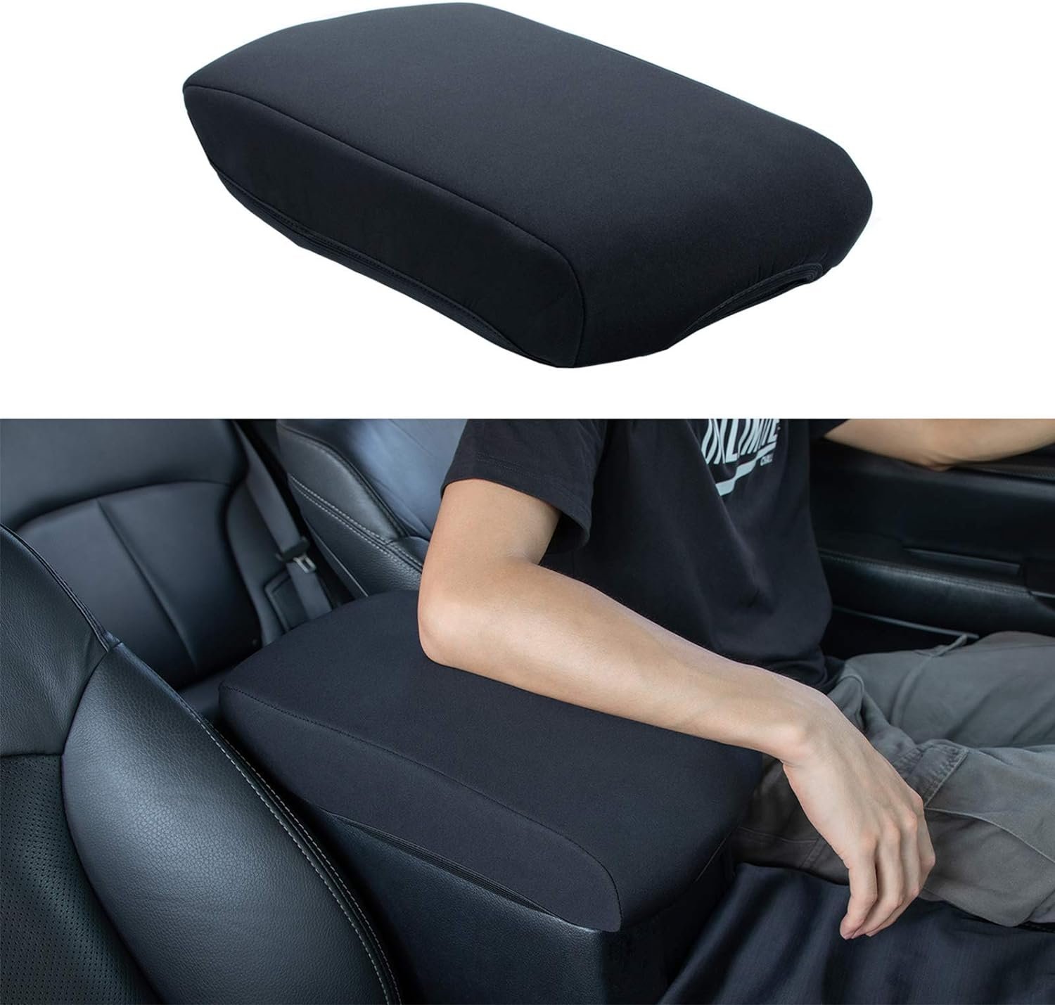 Synthetic Leather Center Console Armrest Cover For 2007-2012 Nissan Altima – Gray