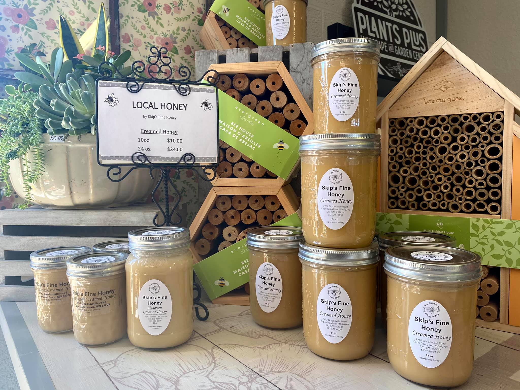 Plants Plus - NEW!! Local creamed honey from our good... | Facebook
