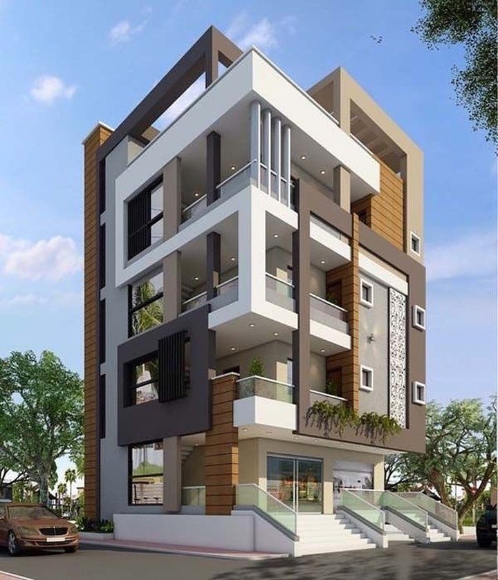 Maddy - ️ Modern House Exterior Design 😍 Rate out of 1 to...