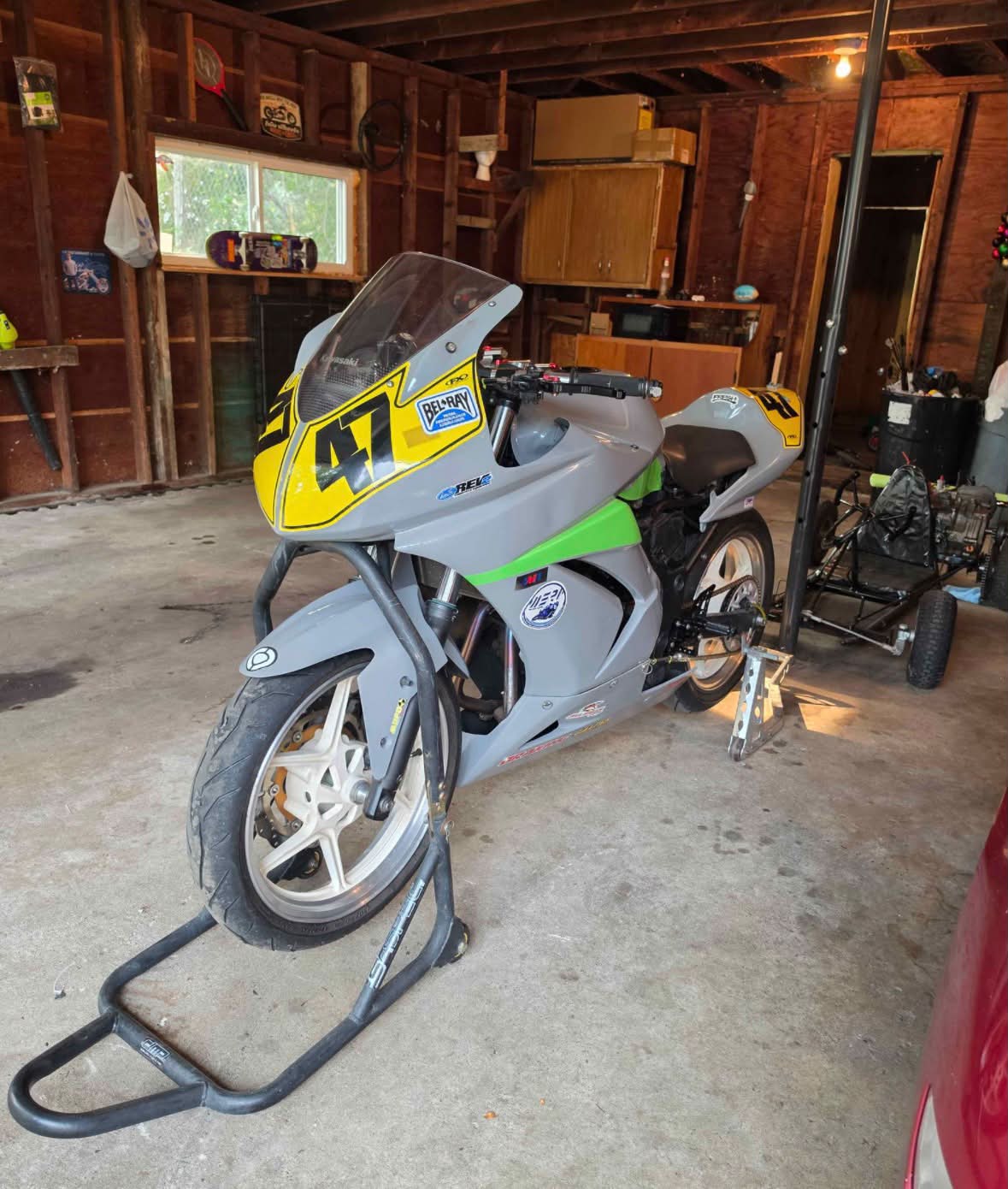Ninja 250R WERA bike with racing history for sale