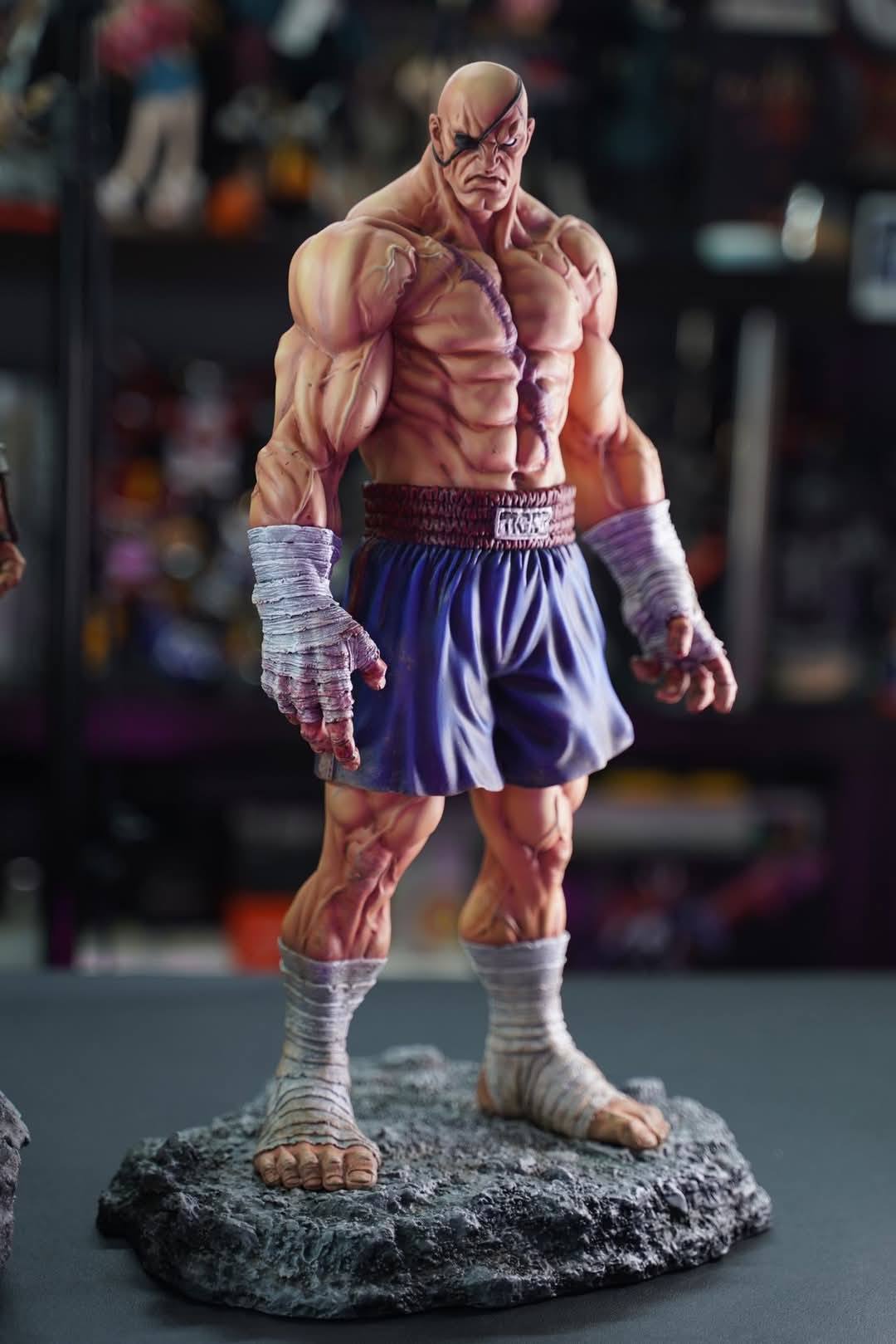 Synq lab studio Sagat 1/6 scale statue