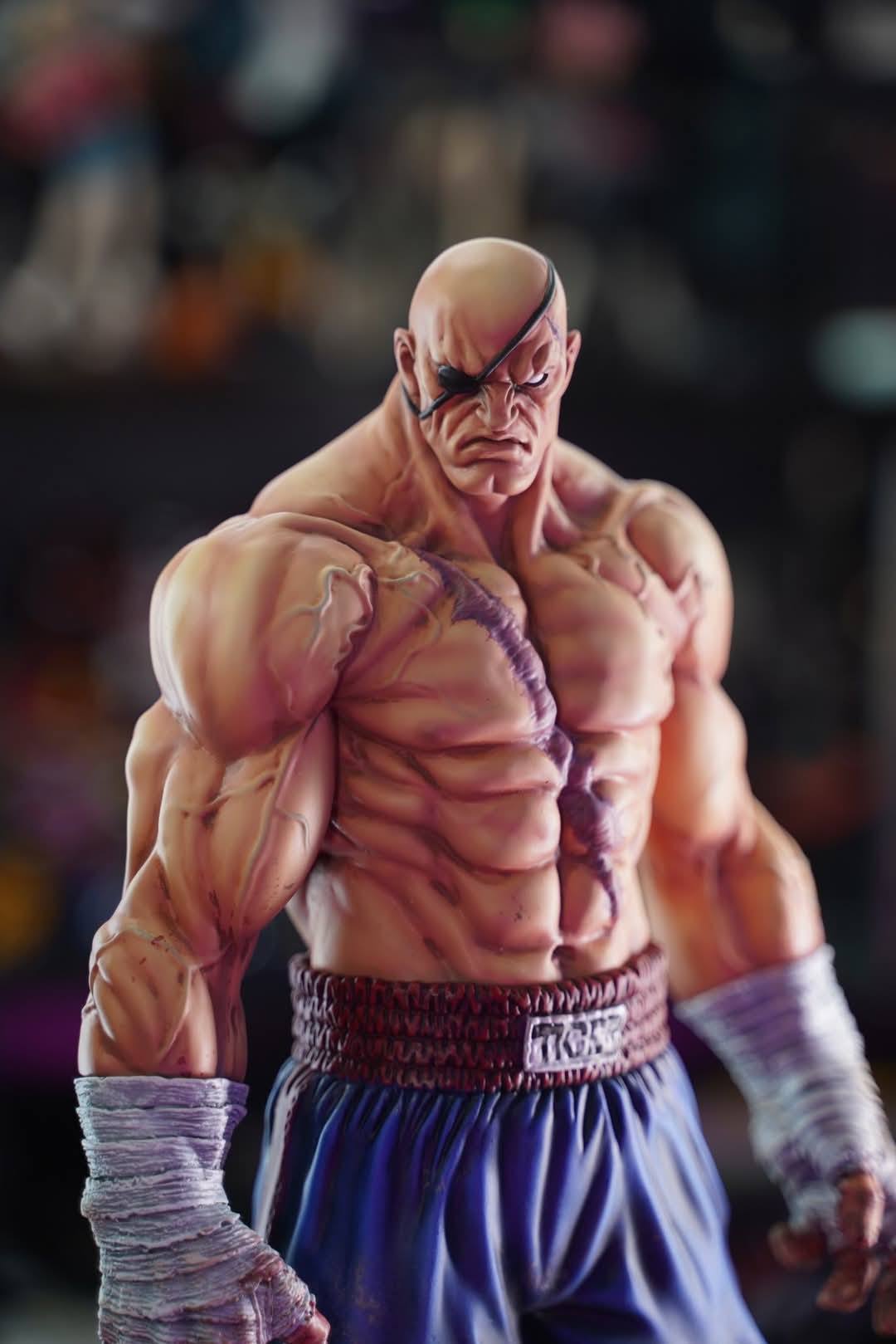 Synq lab studio Sagat 1/6 scale statue